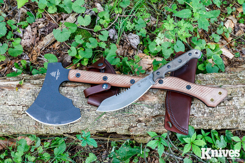 Review: TOPS High Impact axe and Brush Wolf knife - Knives Illustrated